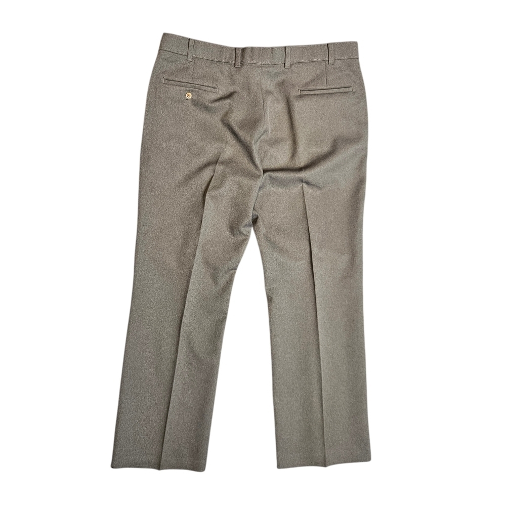 Vintage Levi’s Action Slacks Taupe Brown High Rise Straight Leg Pants 38x30 USA - Picture 3 of 9